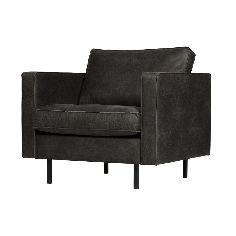 Čierne kreslo Rodeo – WOOOD