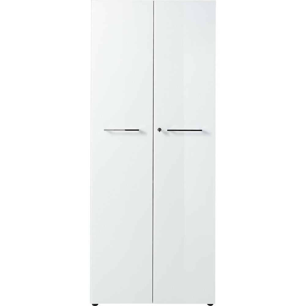 Biela prírodná šatníková skriňa v dekore duba 80x196 cm Monteria - Germania