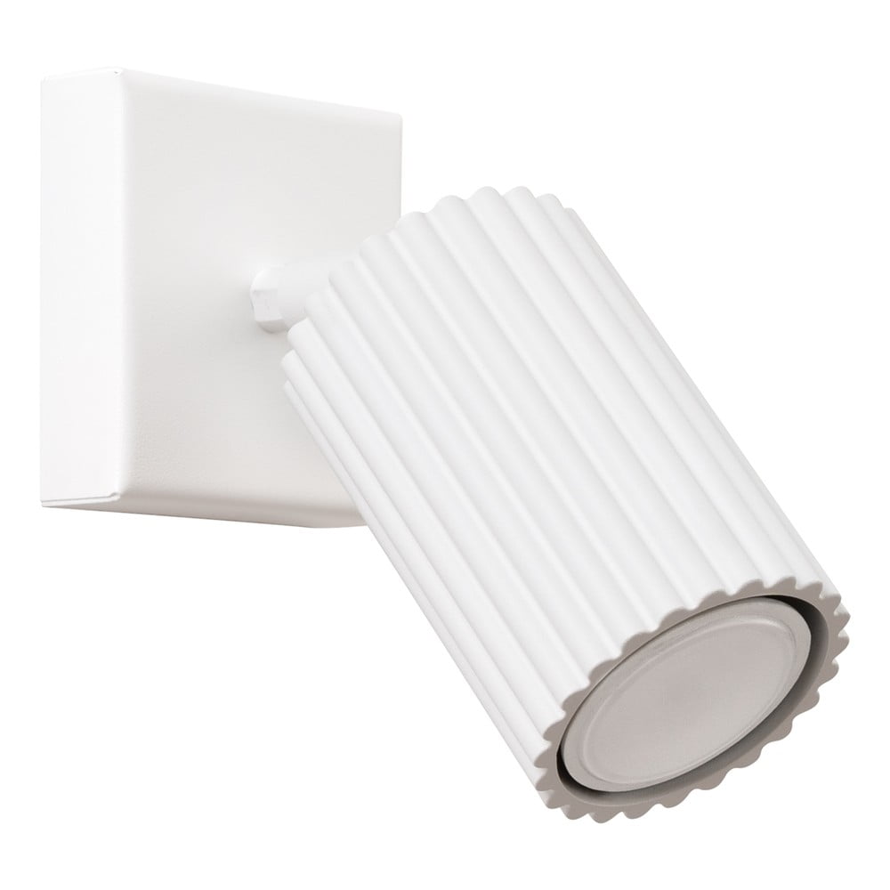 Biele bodové svietidlo 8x16 cm Gleam – Sollux