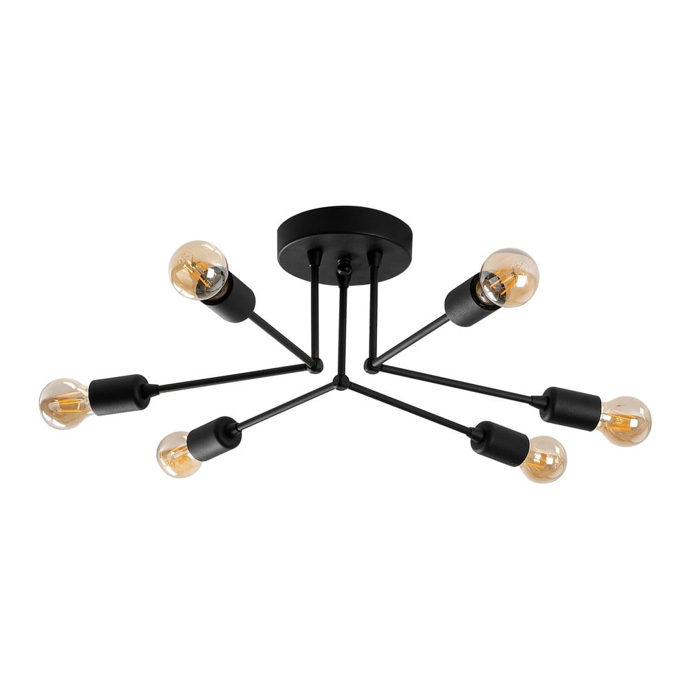 Čierne stropné svietidlo Sparrow – Opviq lights