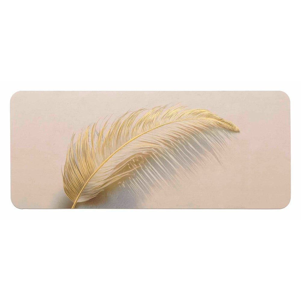 Svetlohnedá kúpeľňová predložka 50x120 cm Angelica – douceur d'intérieur