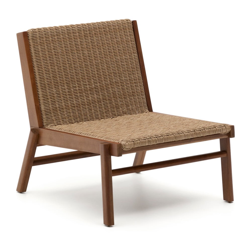 Drevené záhradné kreslo v prírodnej farbe Itani – Kave Home