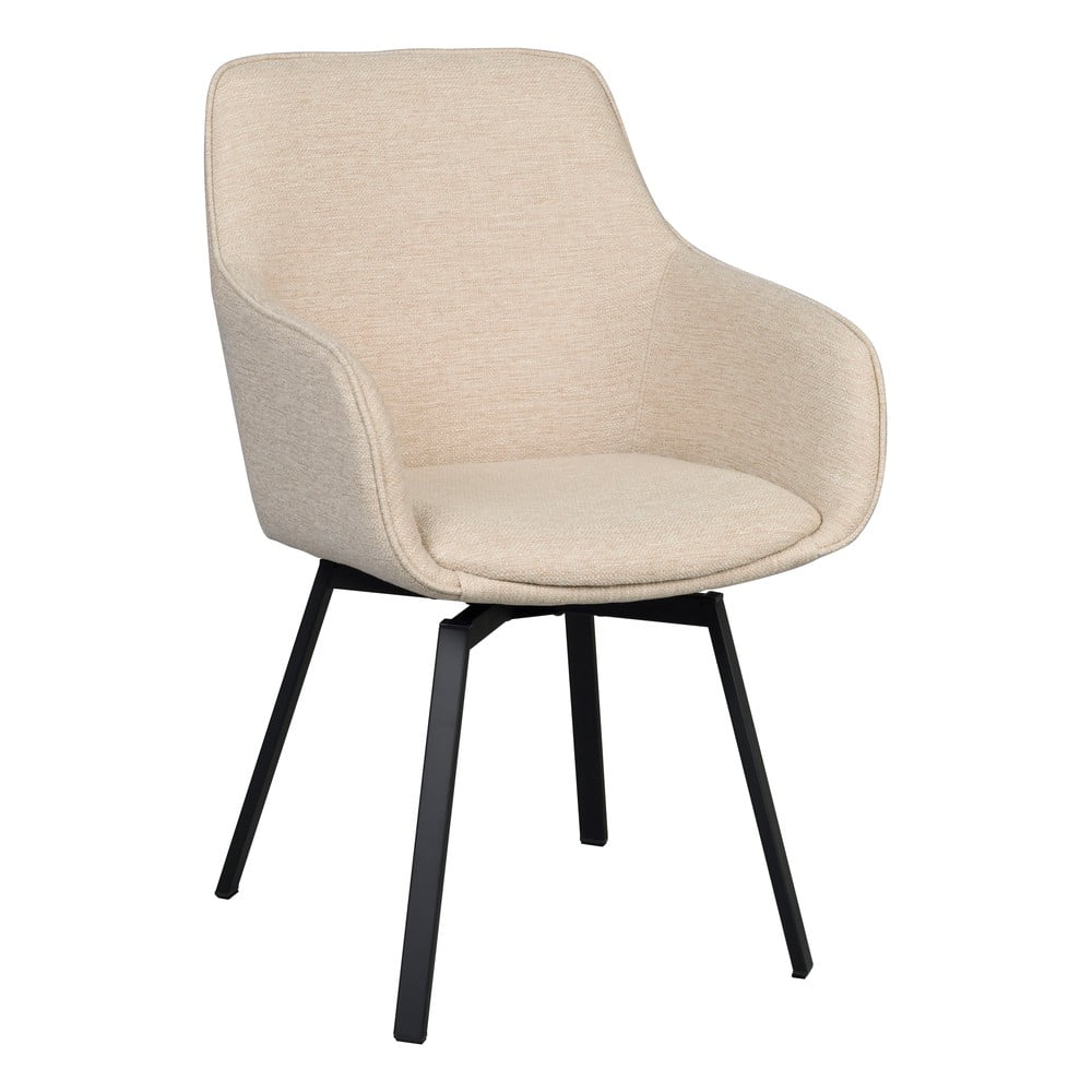 Béžové čalúnené jedálenské kreslá v súprave 2 ks Alison – Rowico