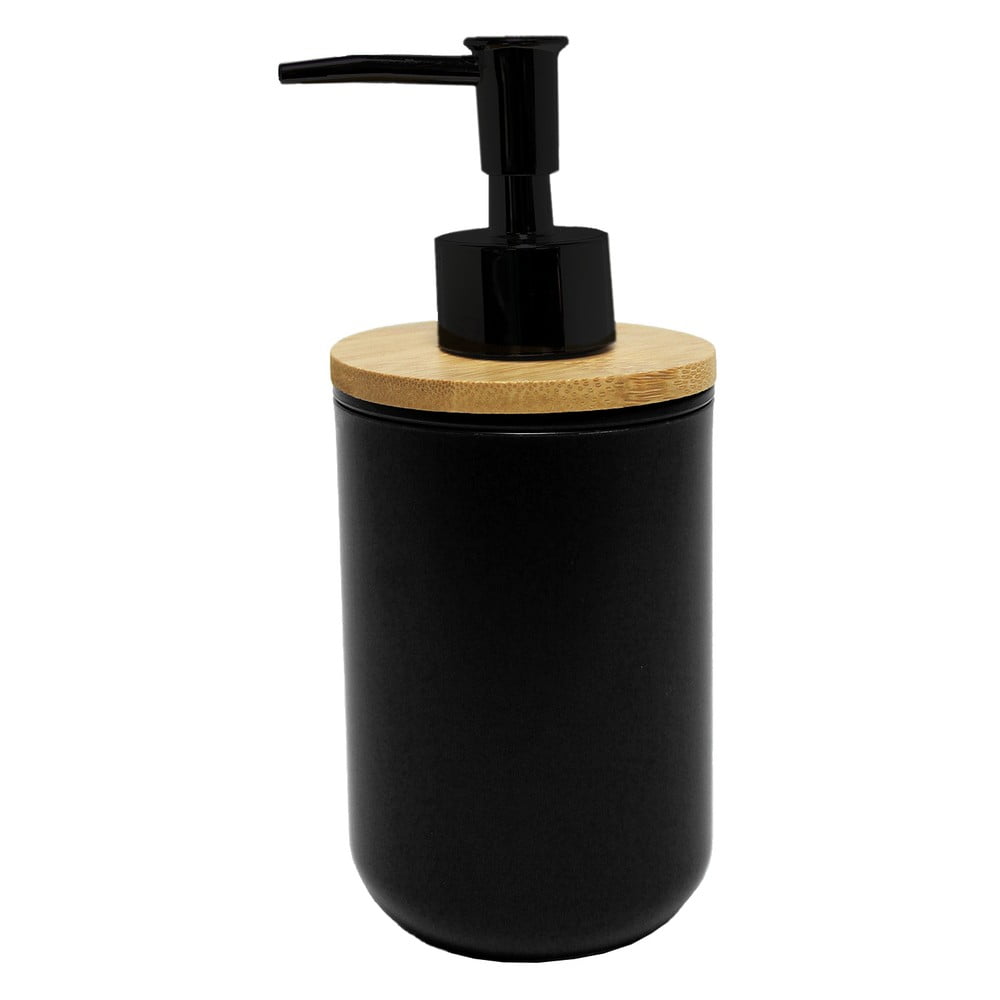 Čierny plastový dávkovač mydla 91 ml Smart – douceur d'intérieur