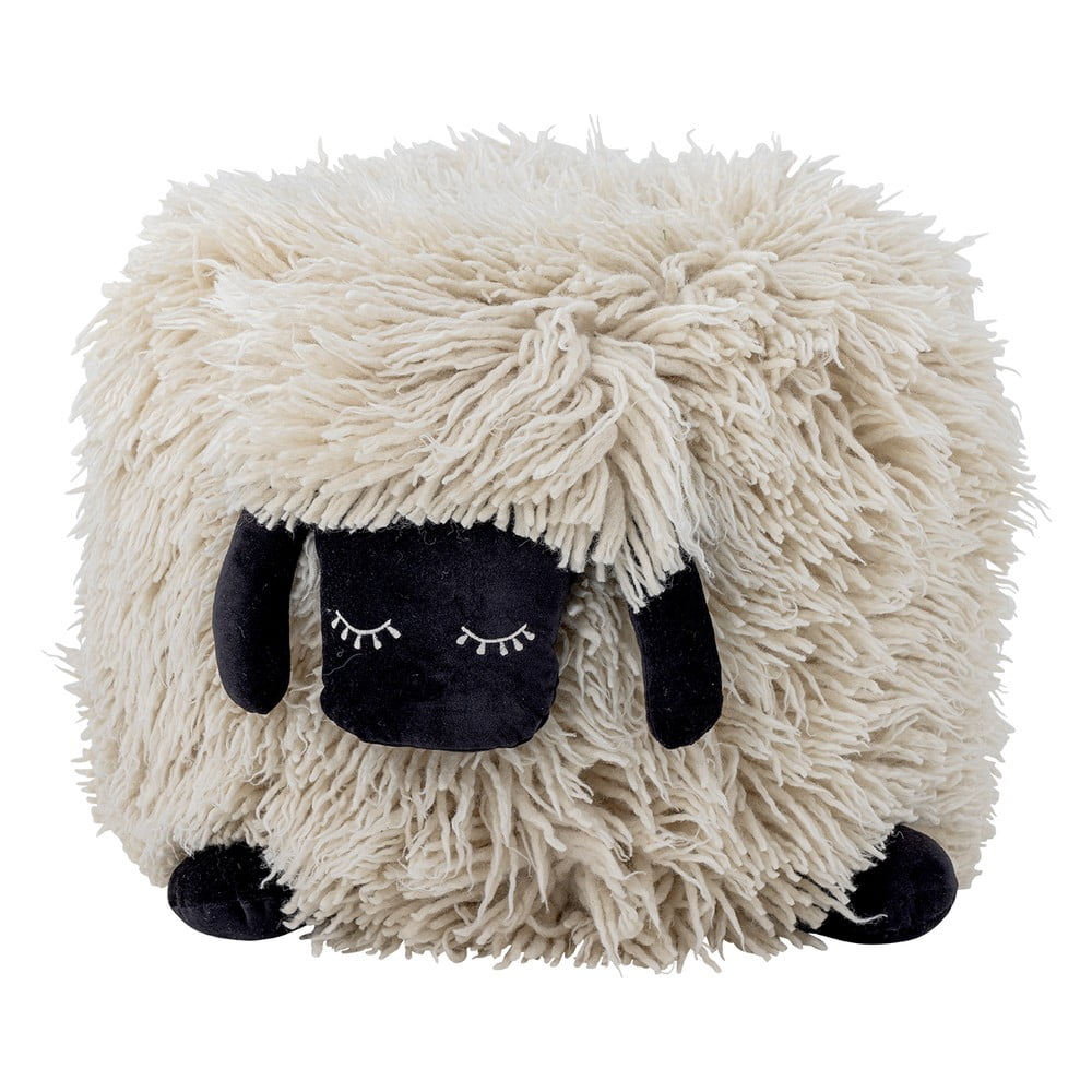 Krémový vlnený detský sedací vak Dolly – Bloomingville Mini