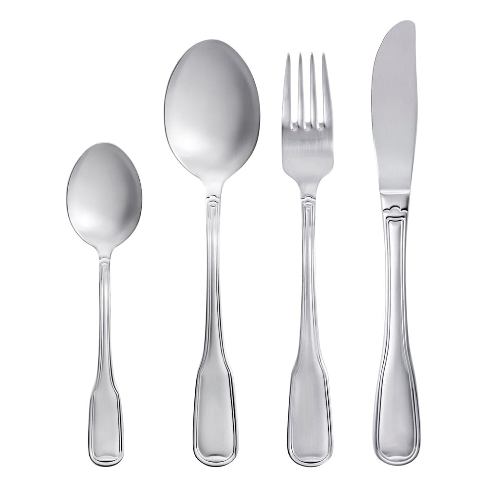 Antikoro príbor v striebornej farbe 16 ks Attaché – Gense