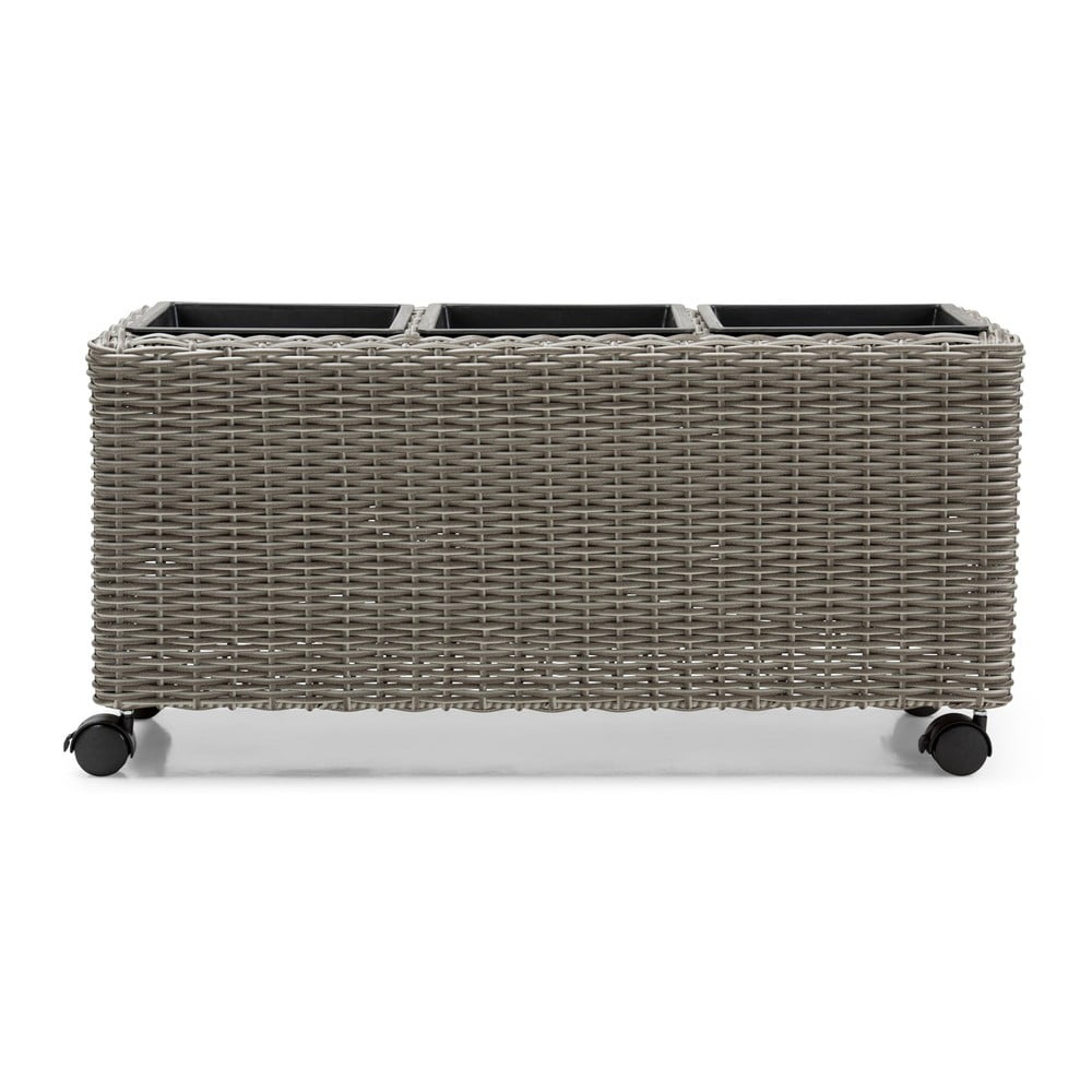 Sivý záhradný kvetináč Bonami Essentials Natural