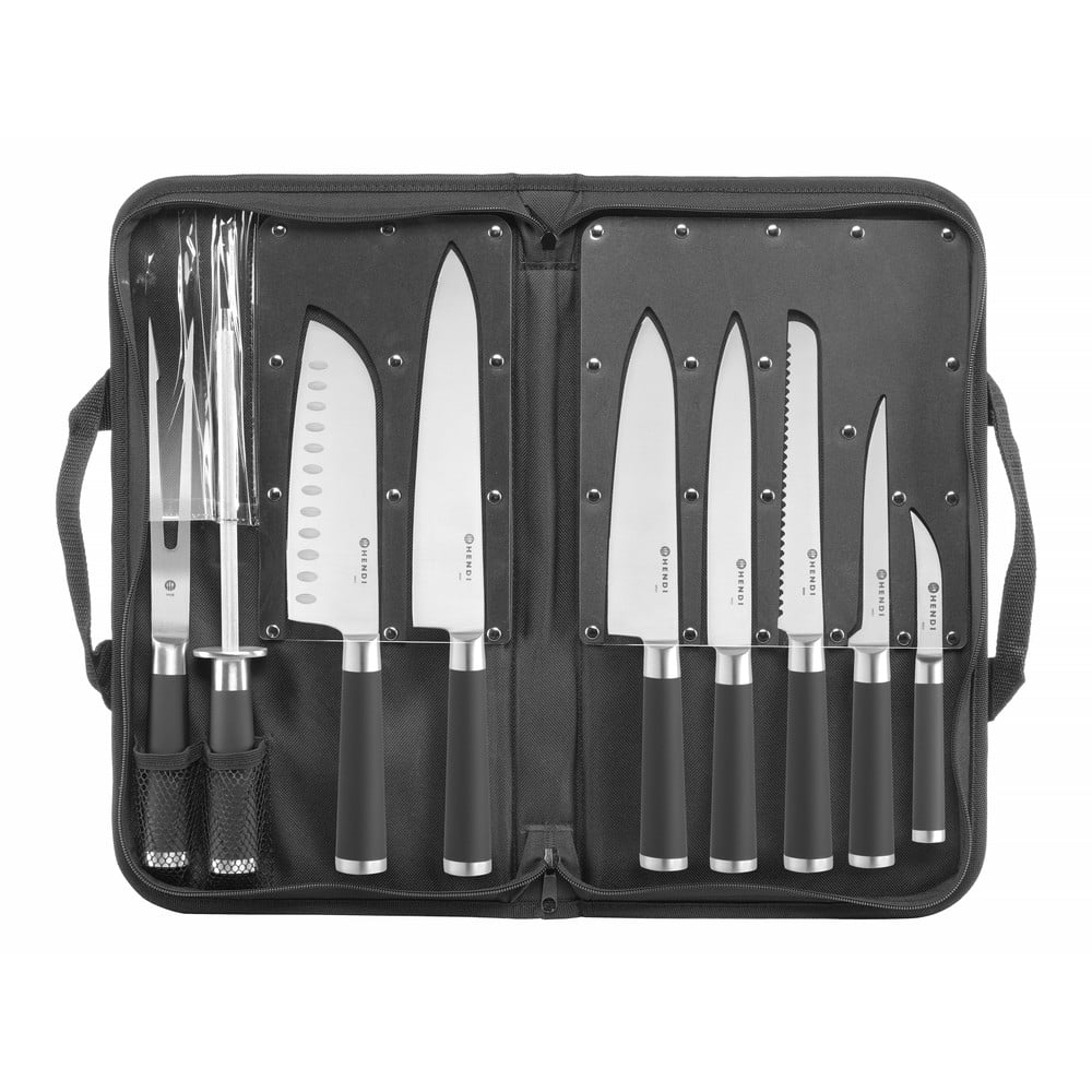 Súprava nožov z nehrdzavejúcej ocele 9 ks – Hendi