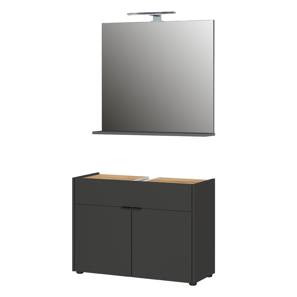 Antracitová kúpeľňová zostava Forano – Germania