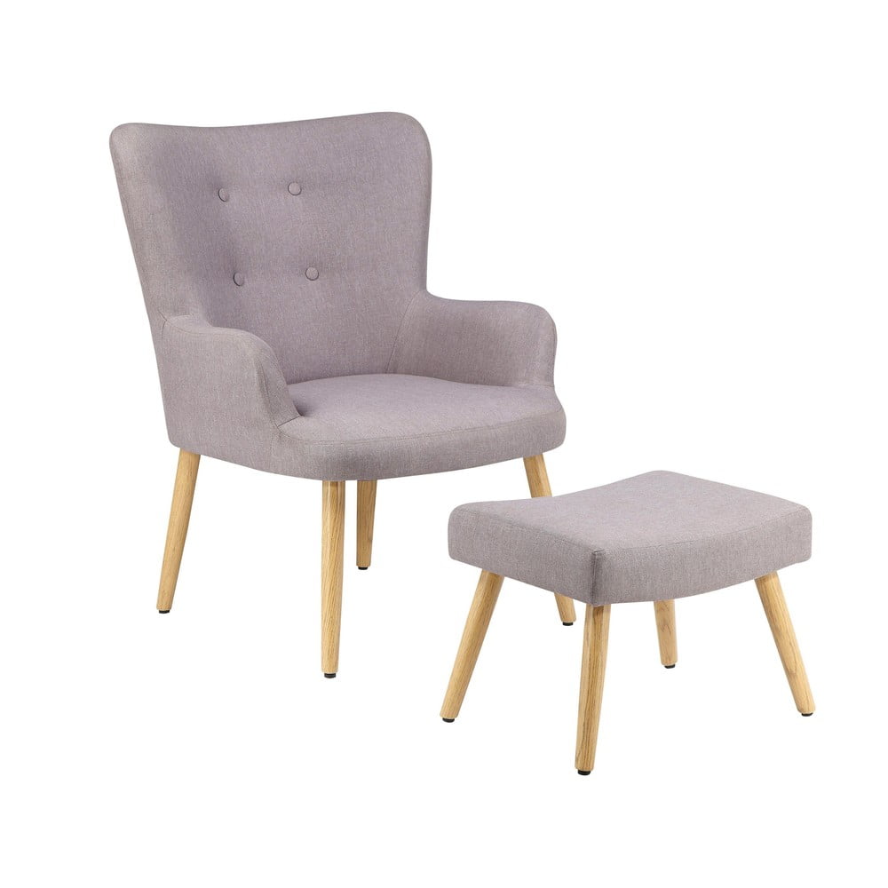 Svetlosivé kreslo Coco - Støraa