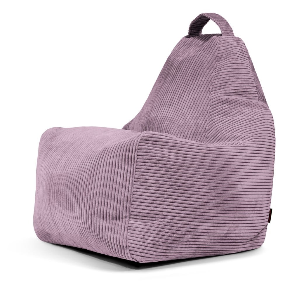 Fialový menčestrový sedací vak Play Amuse – SLOWDOWN