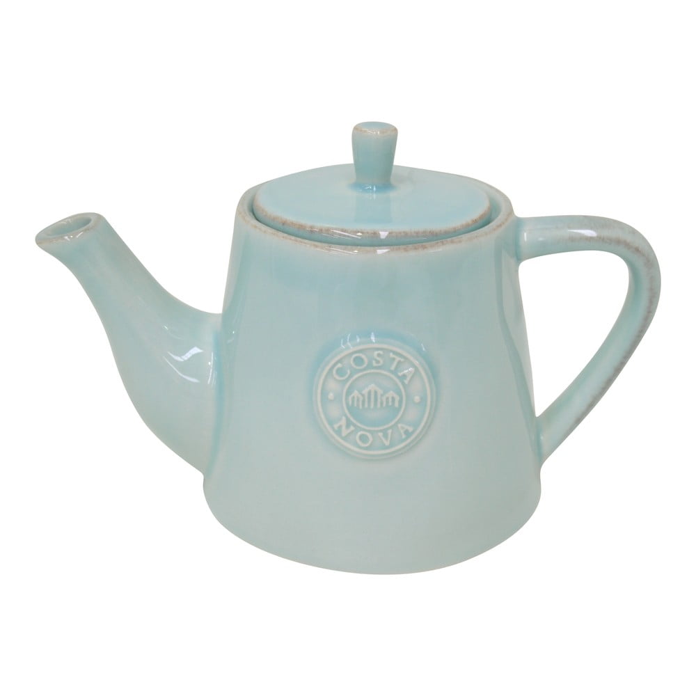 Tyrkysovomodrá kameninová kanvica Costa Nova