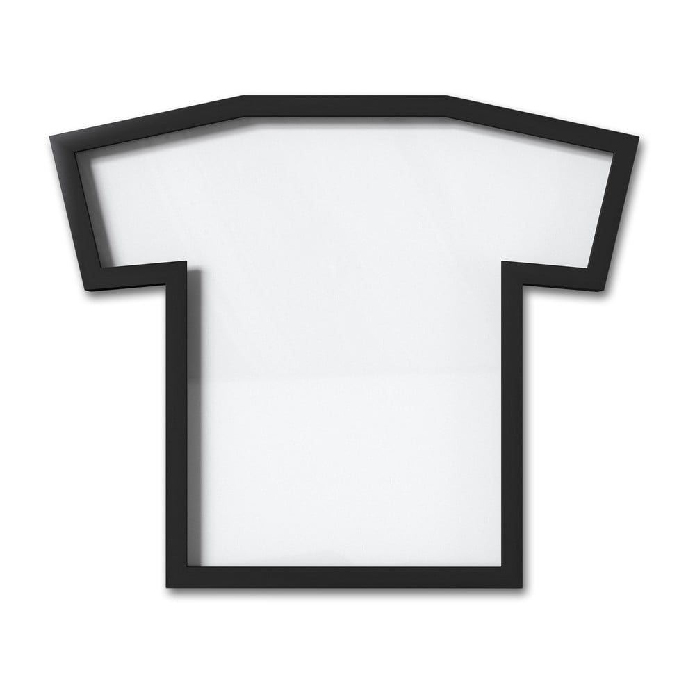 Čierny plastový rámček na stenu 50x54