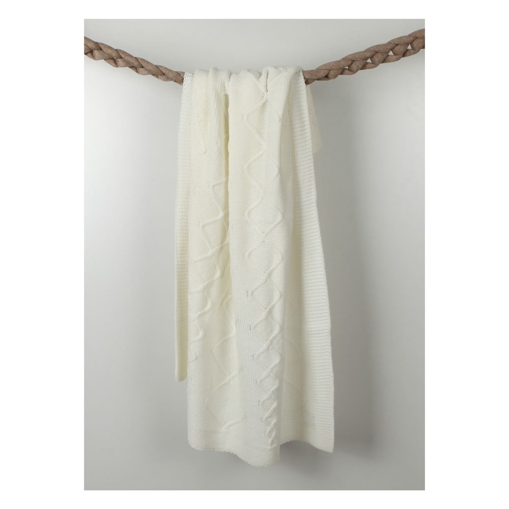 Biela detská deka s prímesou bavlny Homemania Decor Baby Baby