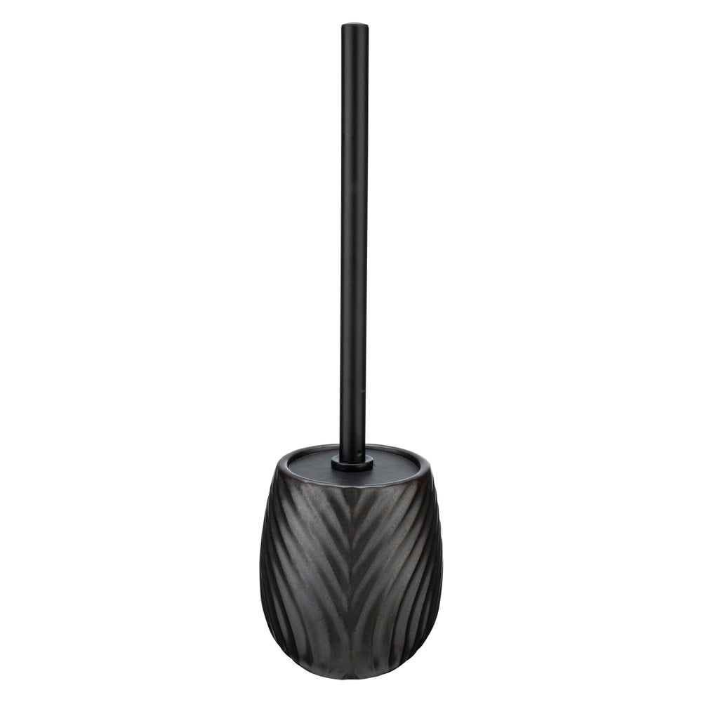 Antracitová keramická WC kefa Idro – Wenko