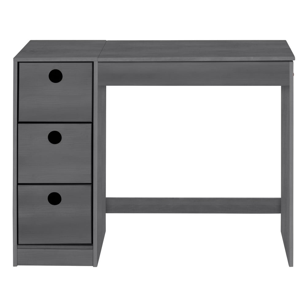 Pracovný stôl z borovicového dreva 50x100 cm Alpi – Støraa