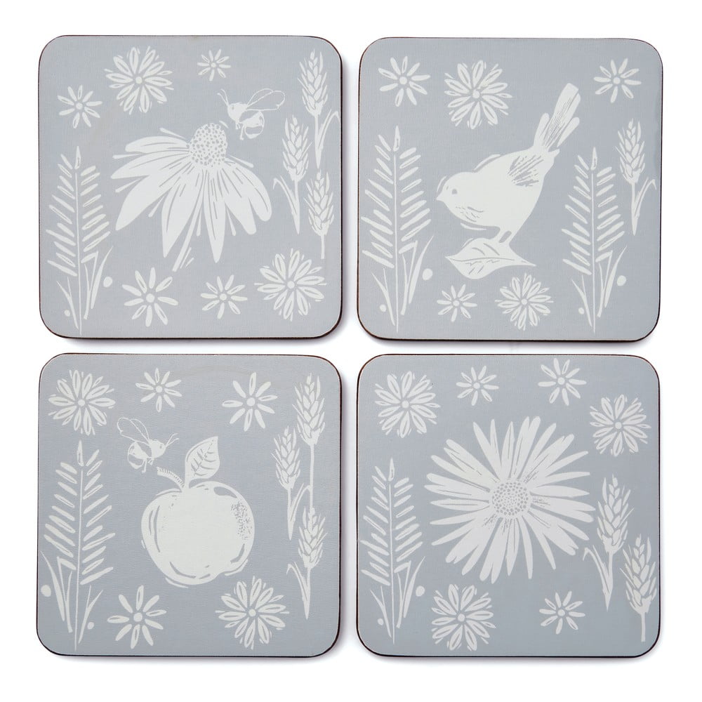 Svetlomodré korkové tácky v súprave 4 ks Homestead - Cooksmart ®