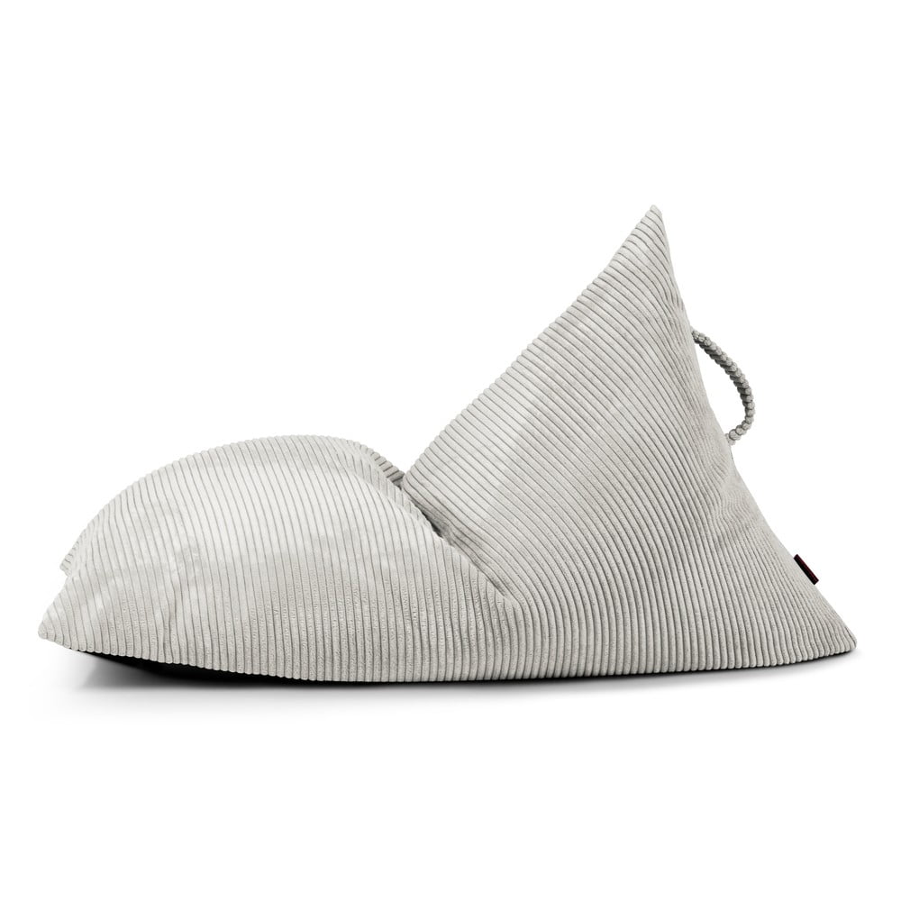 Krémový menčestrový detský sedací vak Razzy – SLOWDOWN