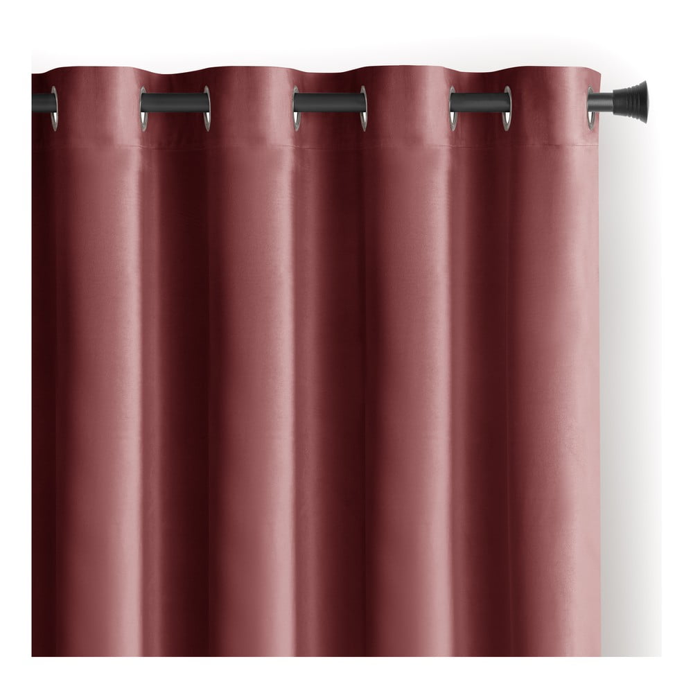 Ružový zamatový dimout záves 140x270 cm Eyelets – Restilo