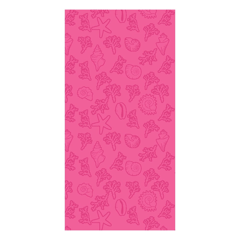 Ružová bavlnená plážová osuška 70x140 cm Sea – B.E.S.