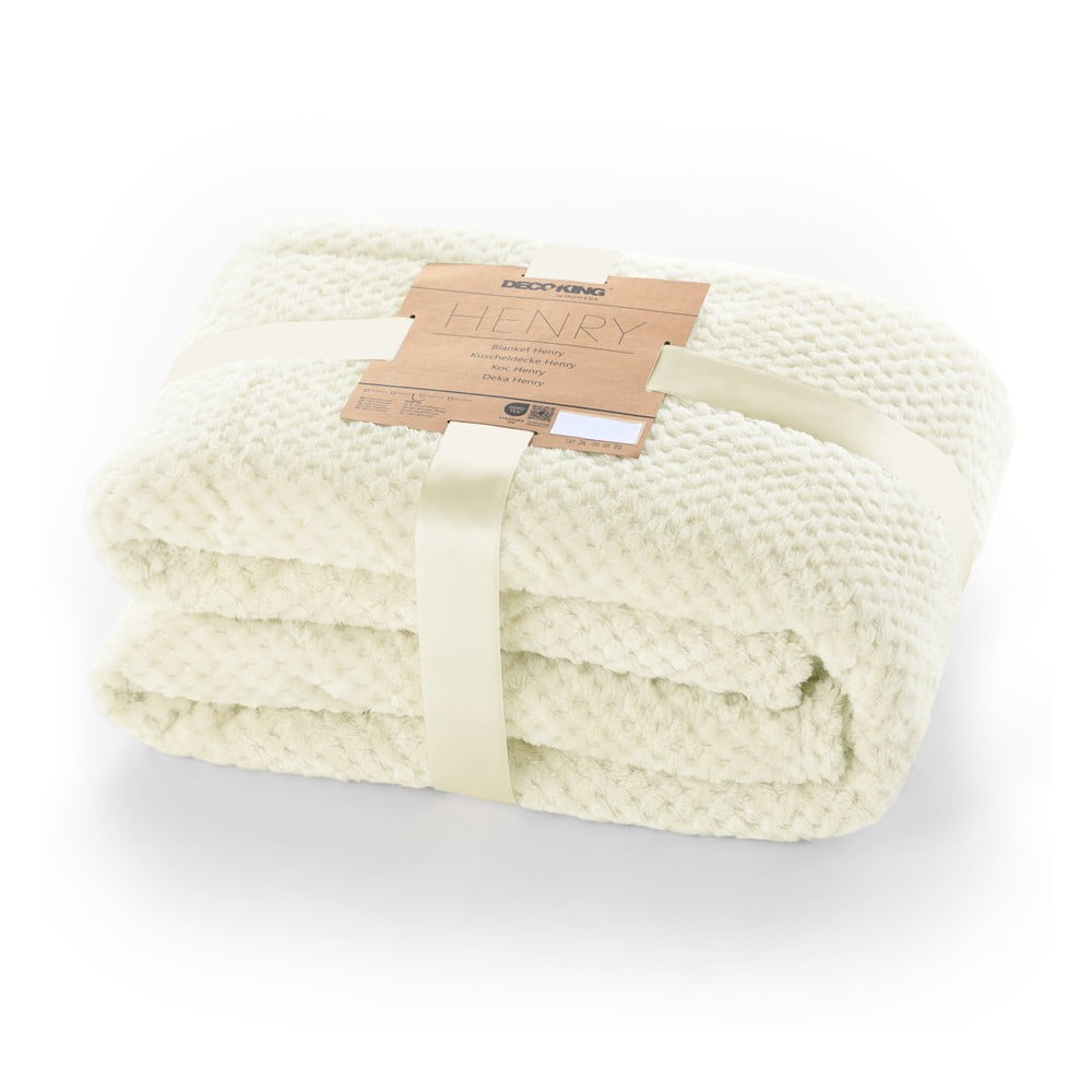 Krémová deka z mikrovlákna DecoKing Henry