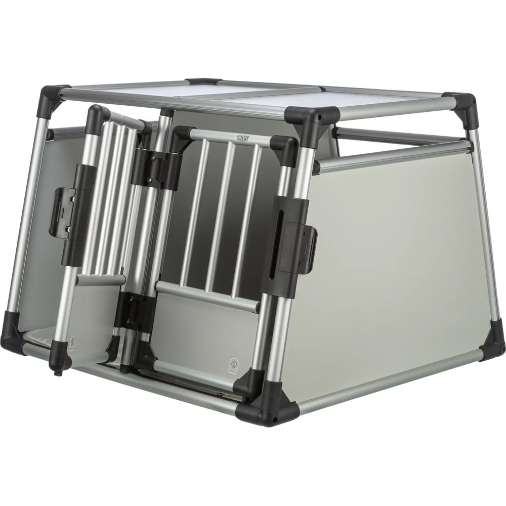 Prepravka pre domáceho miláčika v striebornej farbe 69x95 cm Trixie M-L – Plaček Pet Products