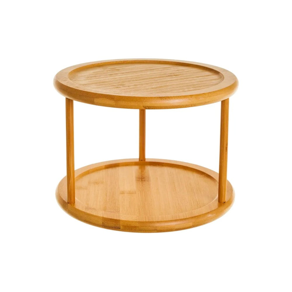 Otočný bambusový organizér na koreničky ø 25 cm – Casa Selección