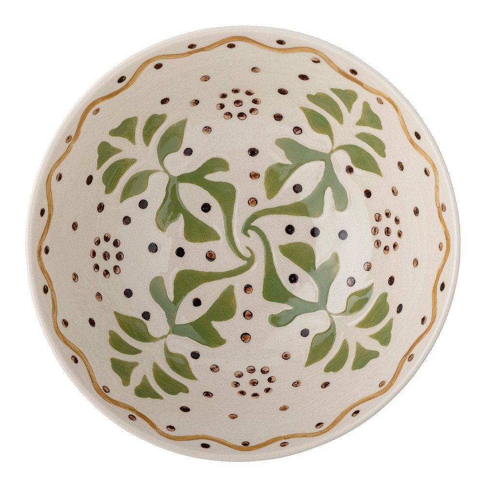 Béžová miska z kameniny 860 ml Heikki – Bloomingville