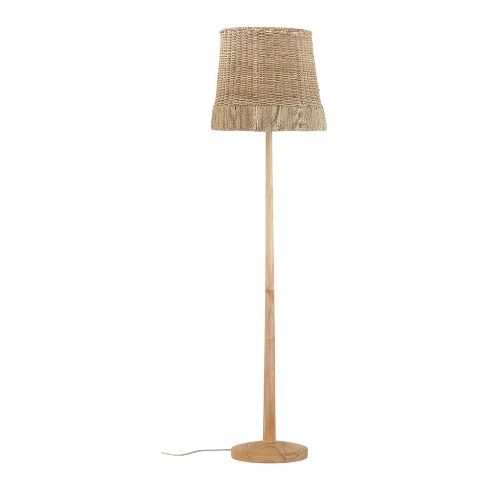 Stojacia lampa v prírodnej farbe s ratanovým tienidlom (výška 160 cm) Kakasi - Bloomingville