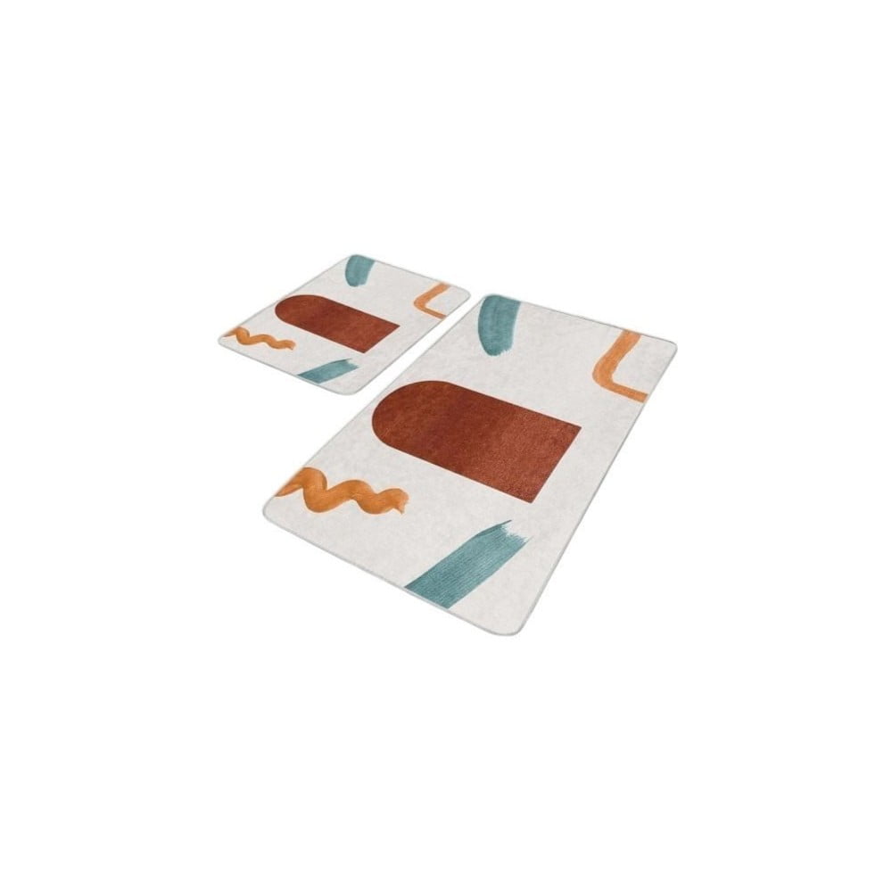 Zamatové kúpeľňové predložky v súprave 2 ks 60x100 cm – Mila Home