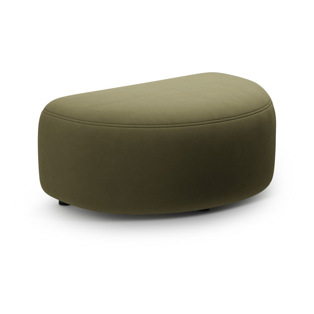 Zelená zamatová podnožka Kate – Micadoni