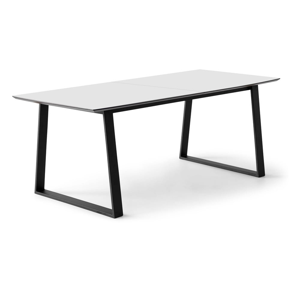 Biely rozkladací jedálenský stôl s bielou doskou 100x210 cm Meza – Hammel Furniture