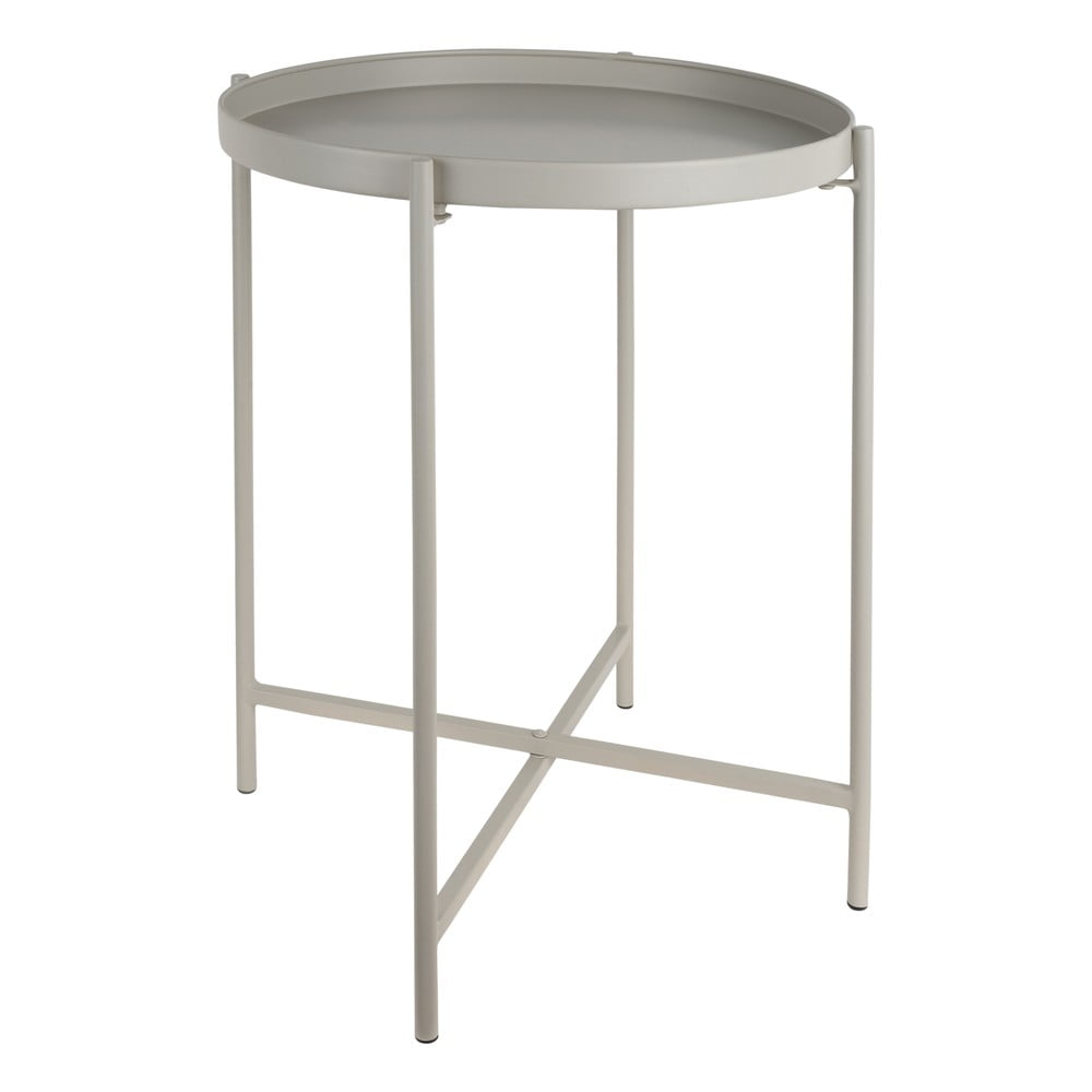 Kovový okrúhly odkladací stolík ø 40 cm Meseta  – Leitmotiv