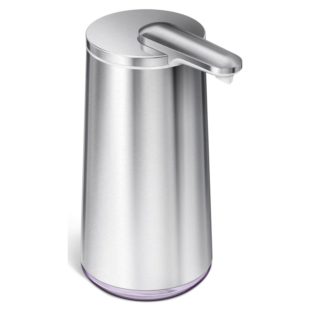 Sivý automatický oceľový dávkovač mydla 266 ml - simplehuman