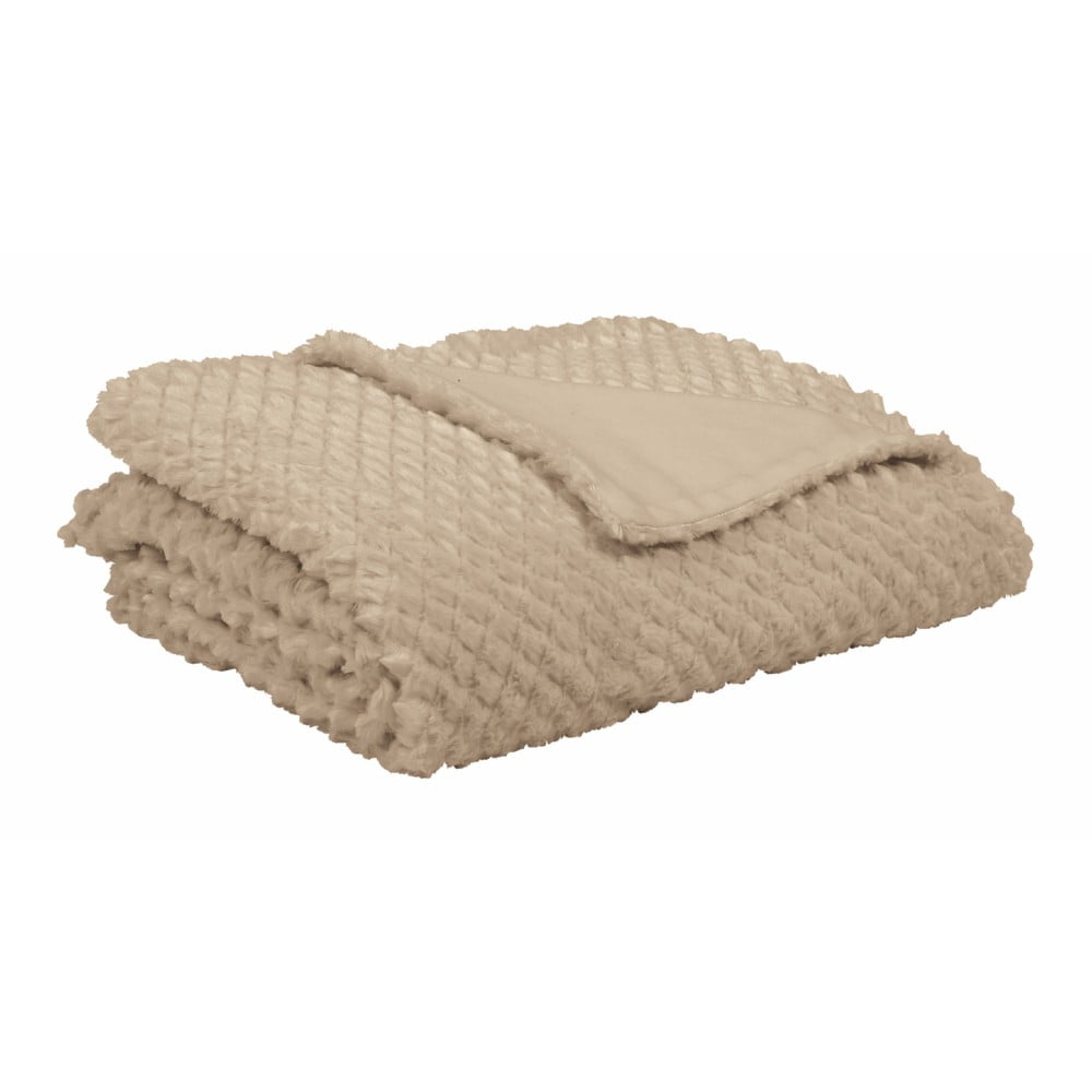 Pieskovohnedý pléd Tiseco Home Studio Pine