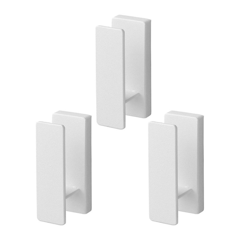 Biele nástenné kovové háčiky v súprave 3 ks Tower – YAMAZAKI