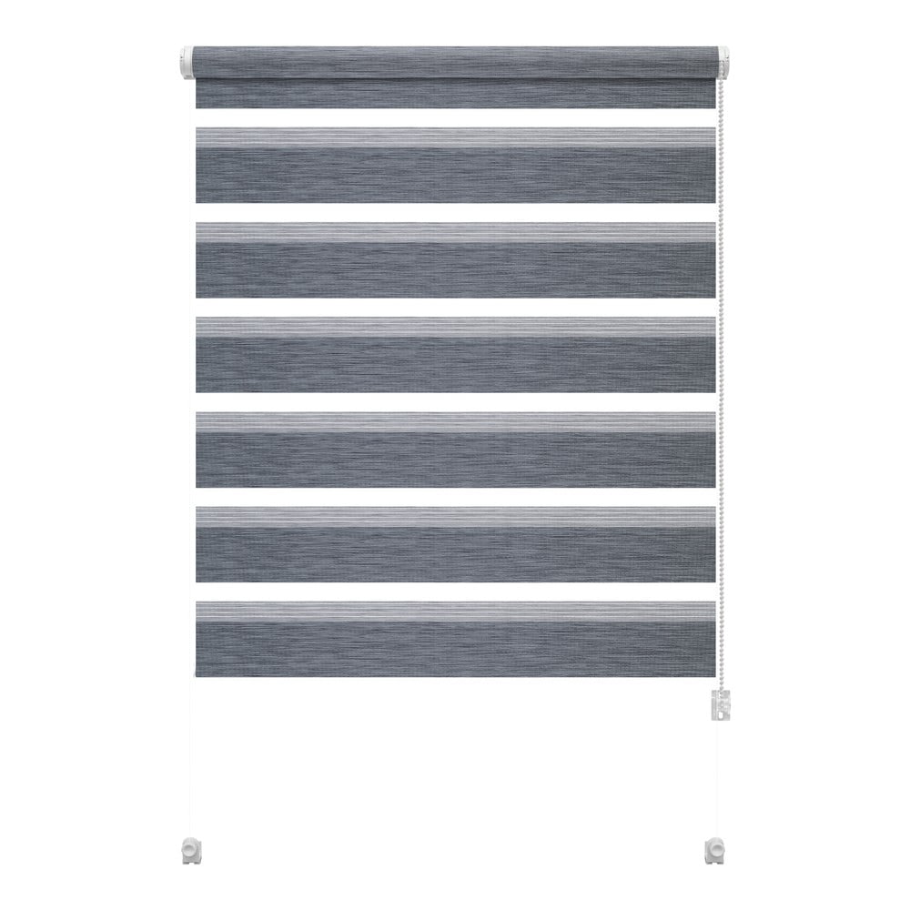Sivá roleta deň a noc 57x150 cm Zebra Natur – Gardinia