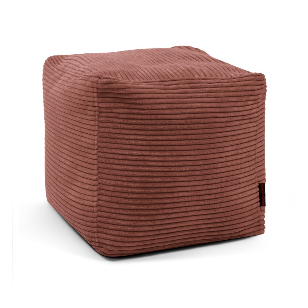 Menčestrový sedací vak v tehlovej farbe Up! MooG – SLOWDOWN