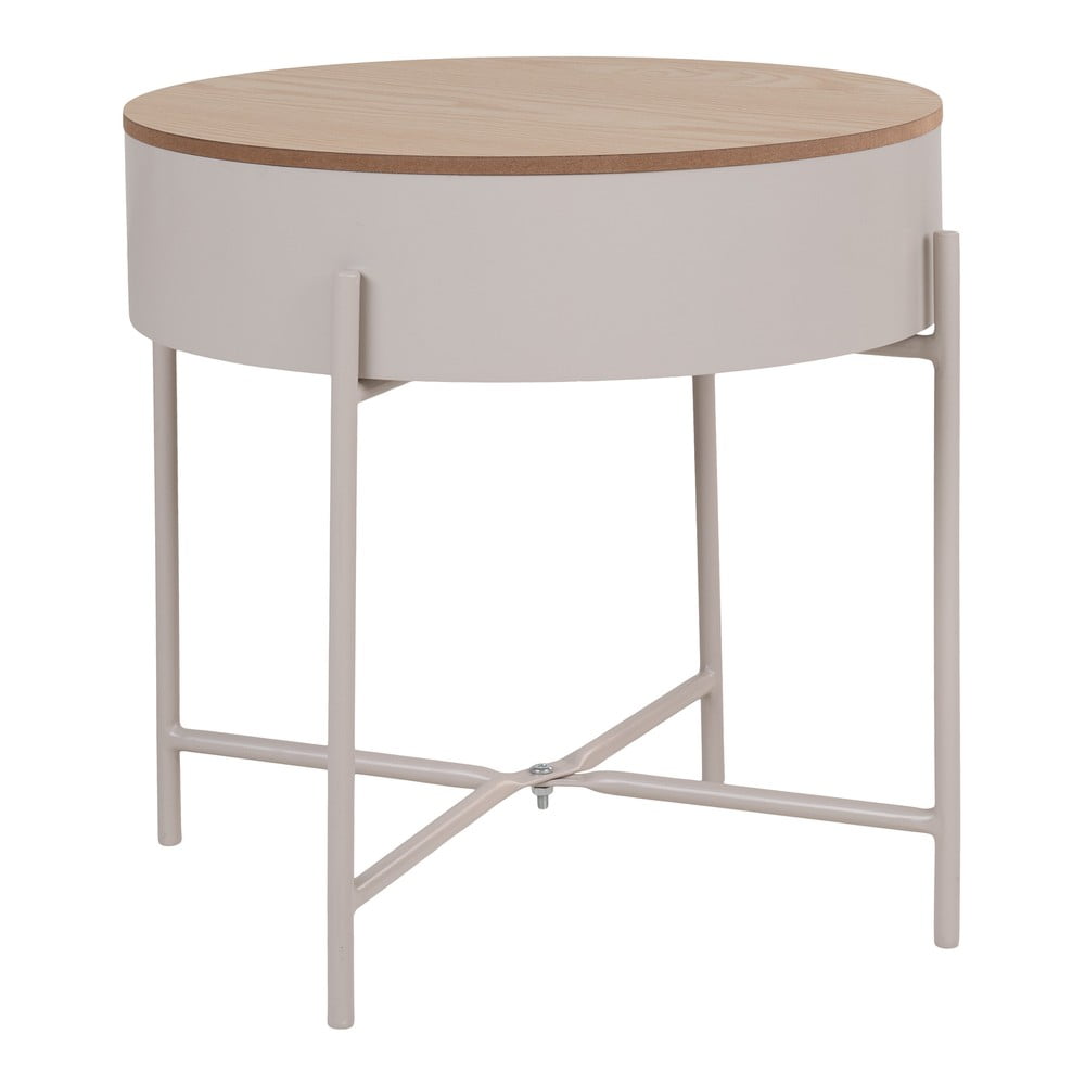 Kovový okrúhly odkladací stolík ø 40 cm Sisco – House Nordic