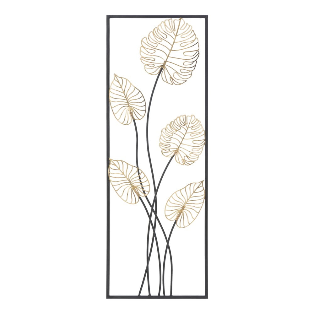 Kovová závesná dekorácia so vzorom listov Mauro Ferretti Luxy -B-
