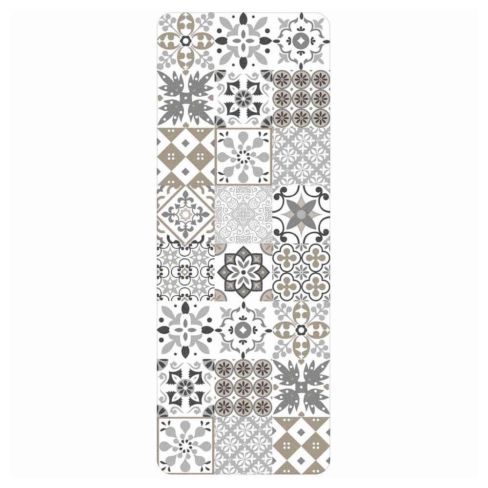 Biely behúň z PVC 45x120 cm Salou – douceur d'intérieur