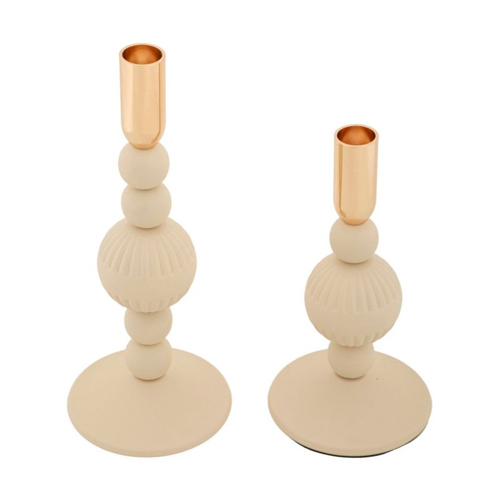 Kovové svietniky v súprave 2 ks Aster – Mauro Ferretti