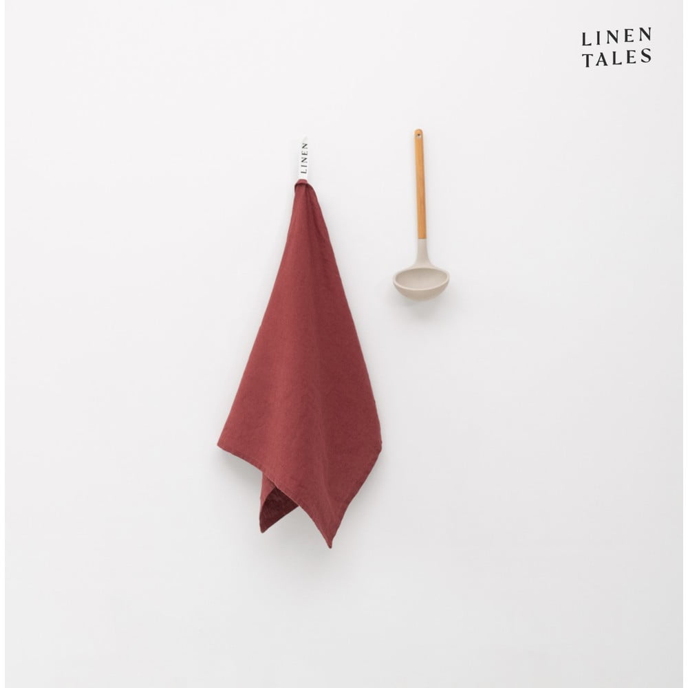 Ľanová utierka 45x65 cm Marsala – Linen Tales