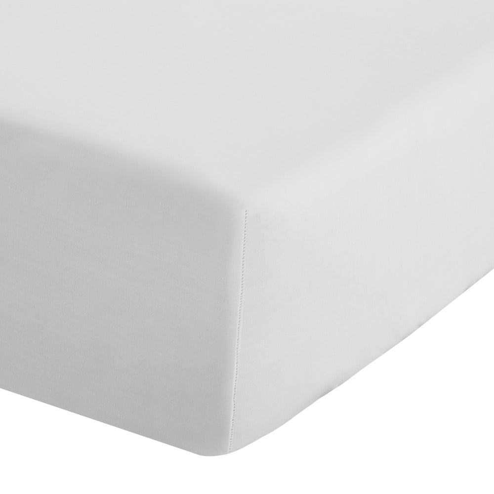 Biela napínacia perkálová plachta 135x190 cm Easy Iron Percale – Catherine Lansfield