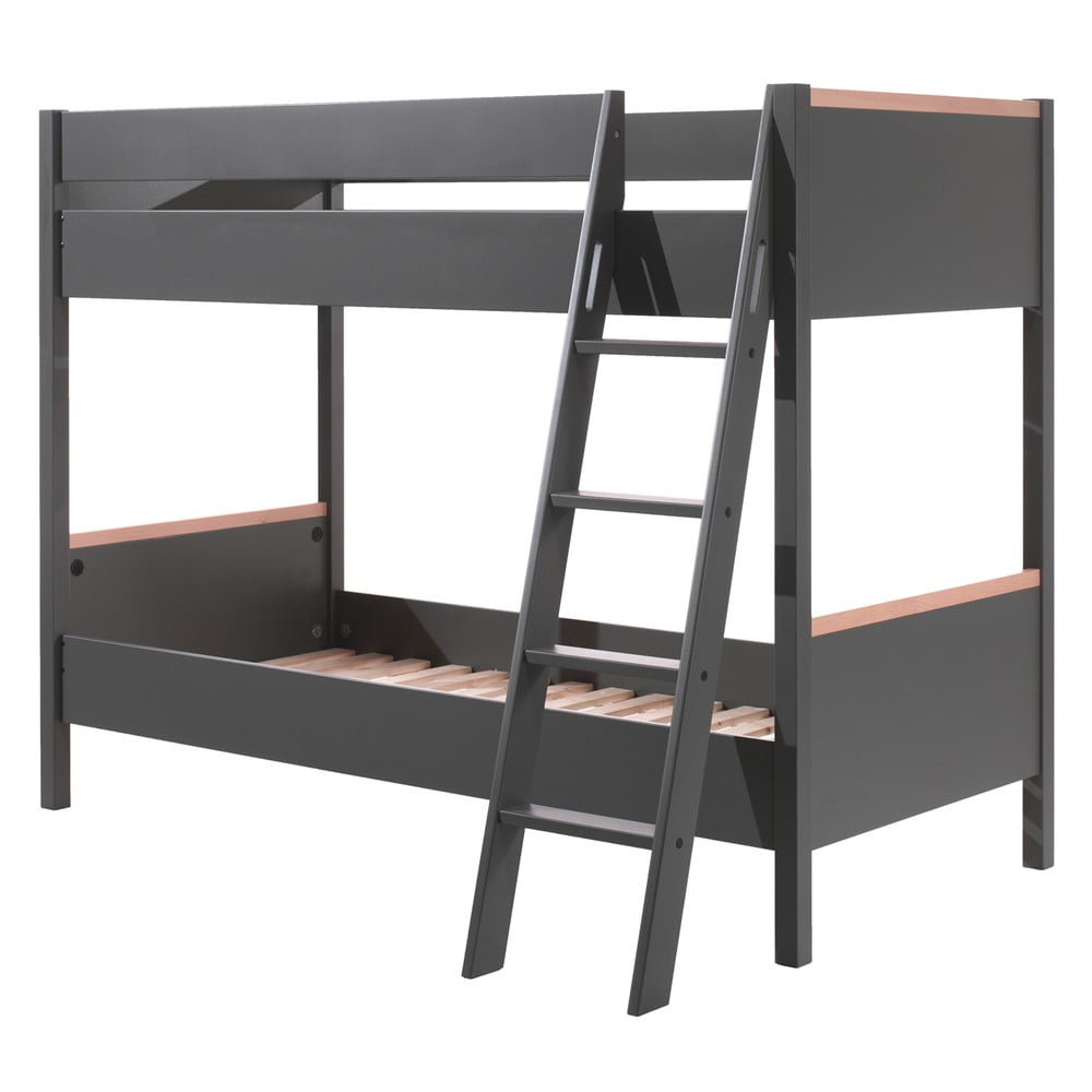 Tmavosivá detská palanda Vipack London