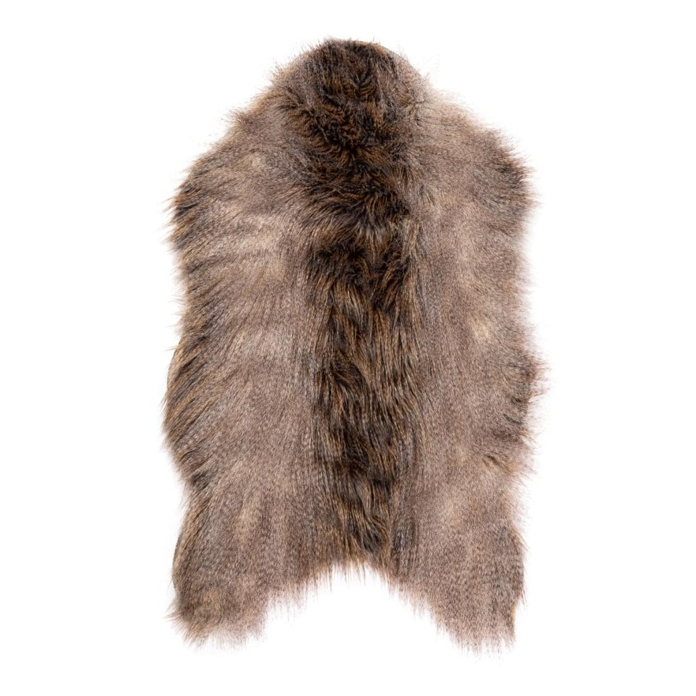 Tmavohnedá umelá kožušina Tiseco Home Studio Fox