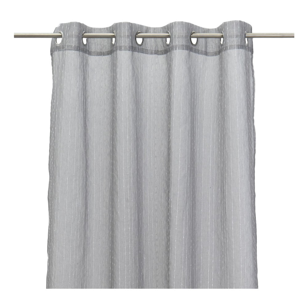 Sivá záclona 140x260 cm Vertical Thread – Casa Selección
