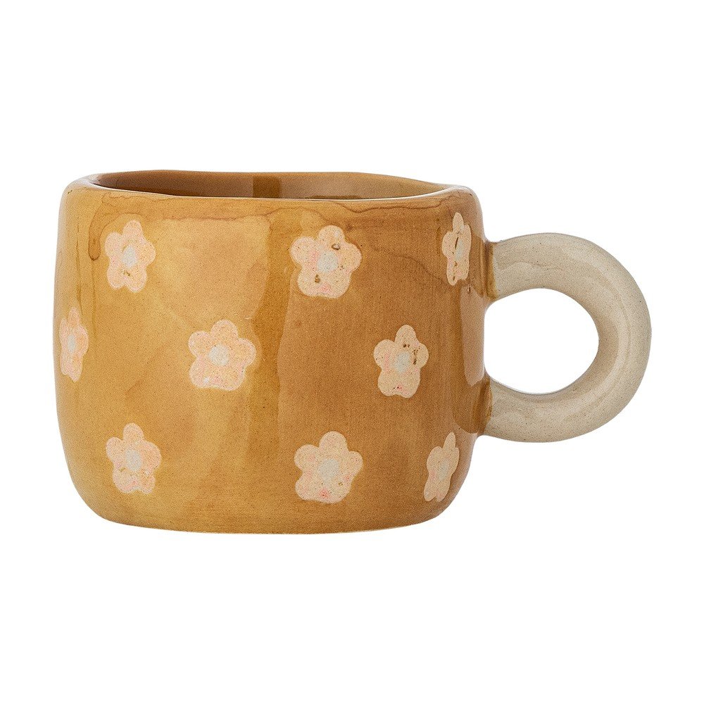 Hnedý keramický detský hrnček 110 ml Nini – Bloomingville