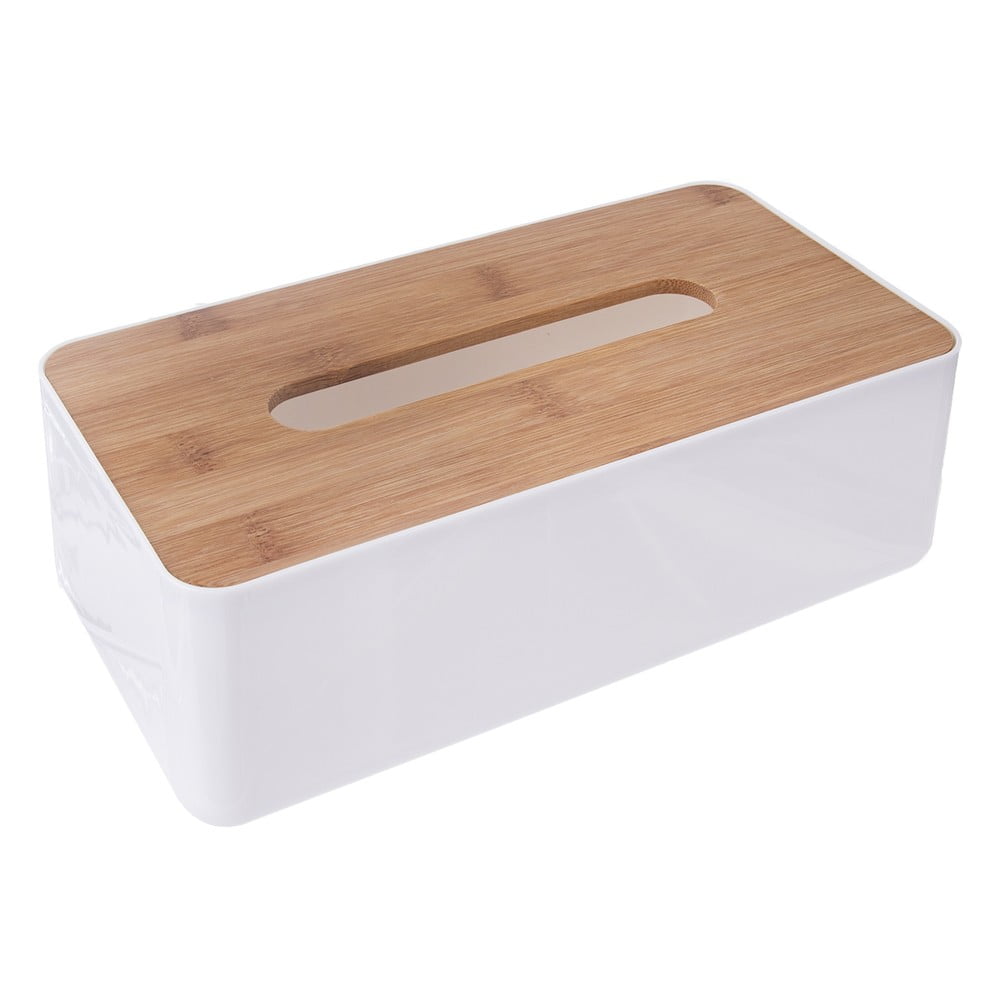 Plastový/bambusový box na vreckovky Whitney – Orion