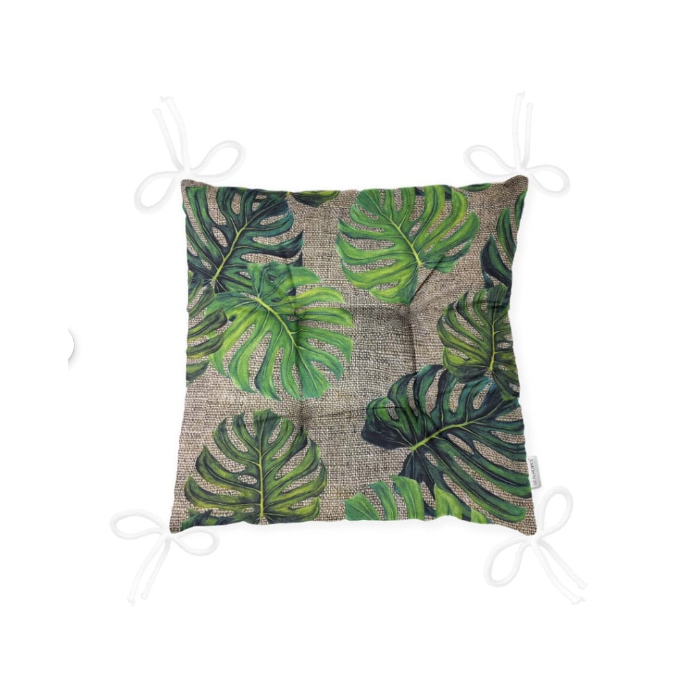 Sedák na stoličku Minimalist Cushion Covers Green Banana Leaves